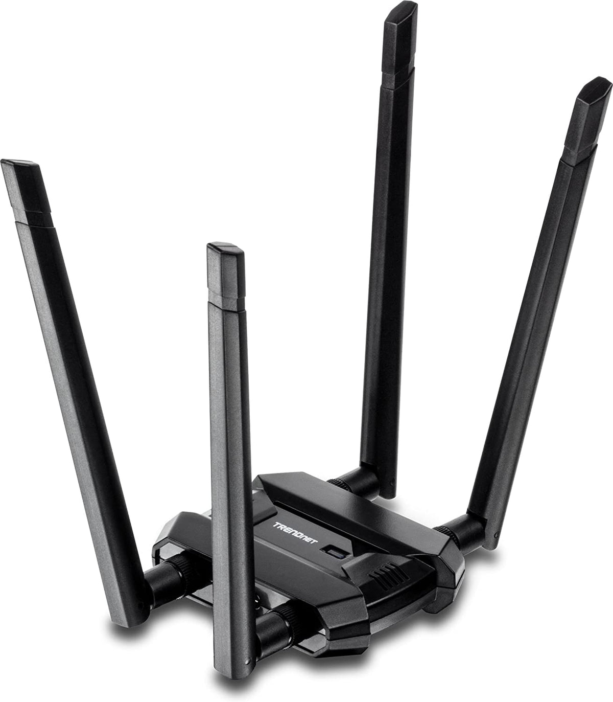 TRENDnet AC1900 High Power Dual Band Wireless USB Adapter, Increase-Extend WiFi Wireless Coverage, Stream 4K HD Video, Windows-Mac OS Compatible, USB 3.0 to USB Type A, Black, TEW-809UB