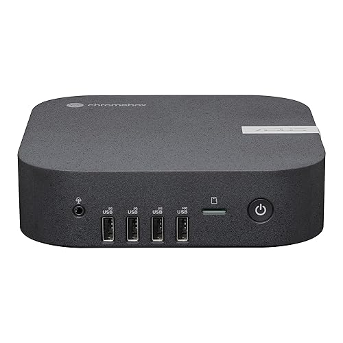 ASUS Chromebox 5a with Intel® Core™ i5-1335U Processor, 8GB DDR5 RAM, 128GB M.2 PCIe G4x4 NVMe SSD, Quad-Display, Wi-Fi 6E & Bluetooth, Gb LAN, USB-C, Chrome OS, VESA Mount Core i5 Fan|8GB RAM|128GB SSD