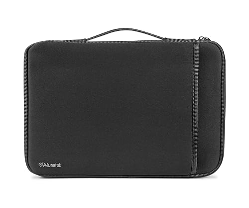 Aluratek Universal 14" Laptop, MacBook, Chromebook, Tablet Sleeve with Handle (ALS14F)