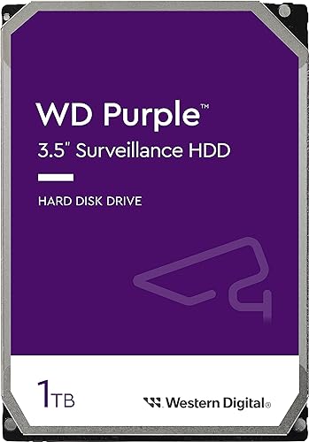 Western Digital Purple WD11PURZ Internal Hard Drive 3.5 1 TB Serial ATA III