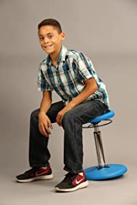 Kore design Kore Kids Adjustable Height Tall Wobble Chair - Flexible Seating Stool for Classroom, Elementary School, ADD/ADHD - Assembled in The USA, Grey (16.5in-24in) Grey 16.5in-24in