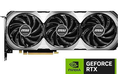 MSI Gaming RTX 4070 Super 12G Ventus 3X OC Graphics Card (NVIDIA RTX 4070 Super, 192-Bit, Boost Clock: 2520 MHz, 12GB GDRR6X 21 Gbps, HDMI/DP, Ada Lovelace Architecture)