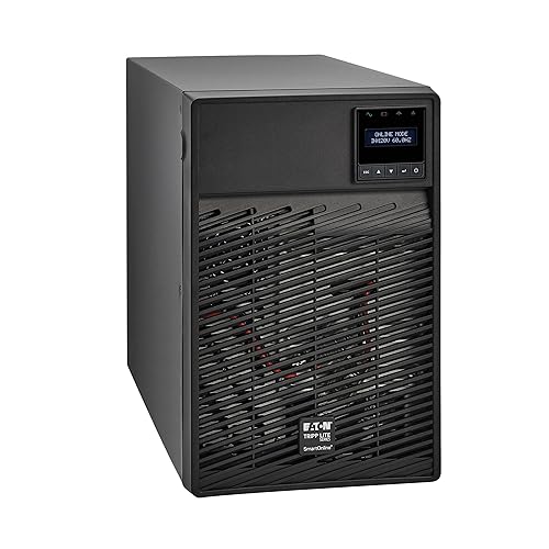 Tripp Lite SmartOnline 120V 1kVA 900W Double-Conversion UPS, Tower, Extended Run, Network Card Options, LCD, USB, DB9 Serial (SU1000XLCD)