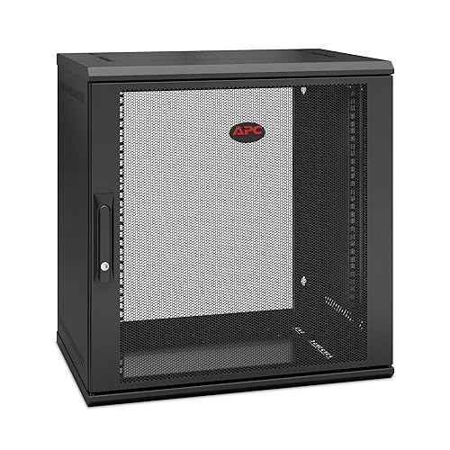 APC/Schneider Electric - AR112SH4 - Netshelter Wx 12u Single Hinged Wall-Mount Enclosure 400mm Deep