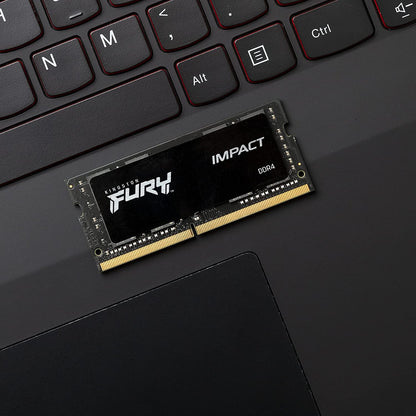 Kingston FURY Laptop Memory DDR4 2666MHz 16GB Kingston FURY Impact CL15 1.2V SODIMM KF426S15IB1/16 Single Module 2666MHz 16 Gb