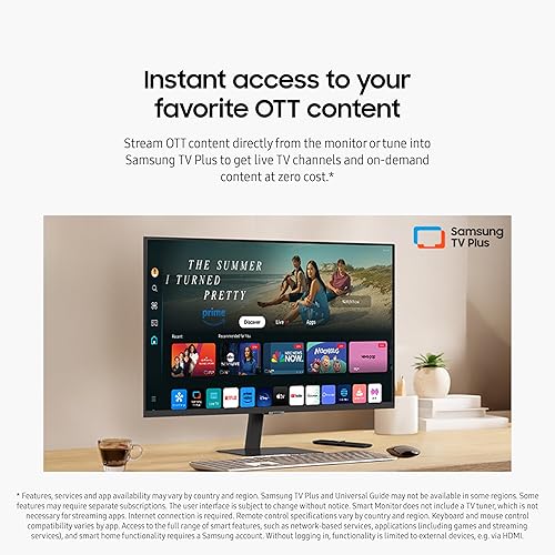 Samsung S43DM702UN 43" Class 4K UHD Smart LCD Monitor - 16:9 - Black - 43" Viewable - Vertical Alignment (VA) - 3840 x 2160 - 1 Billion Colors - 300 Nit - 4 ms - Speakers - HDMI - USB Hub