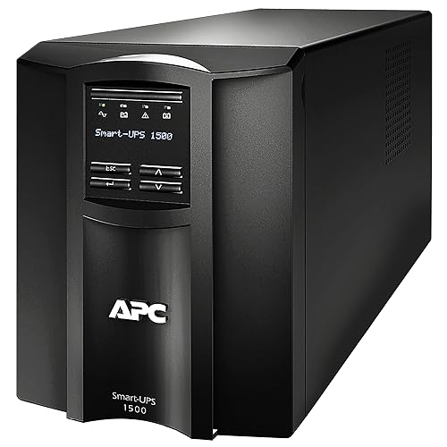 ASUS APC 1500VA Smart-UPS with SmartConnect, Pure Sinewave UPS Battery Backup, Line Interactive, 120V Uninterruptible Power Supply (SMT1500C) 1500VA Floor Standing