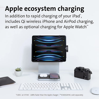 Kensington iPad Docking Station - for 11" iPad Pro and 10.9" iPad Air 4 and 5 (K34031WW) 11" for iPad Pro and iPad Air