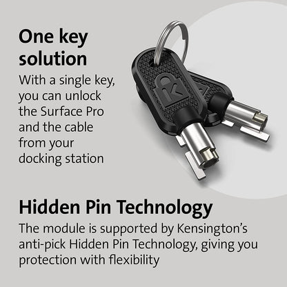 Kensington K62918WW Lock Module for The SD7000 Surface Pro Docking Station SD7000 Dock