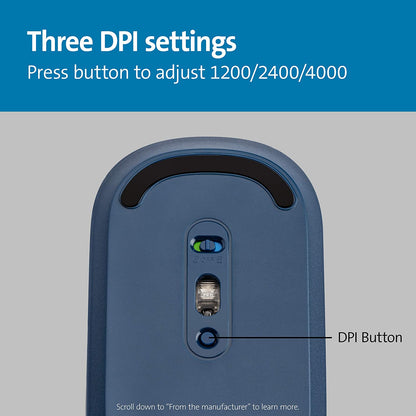 Kensington SureTrack Dual Wireless Mouse- Blue (K75350WW)