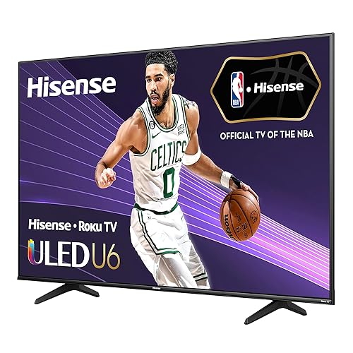 Hisense 55U6KR-55 4K ULED Roku Smart TV with Quantum Dot Technology-2023
