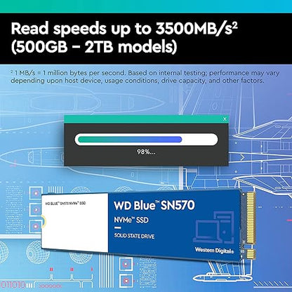 Western Digital WD Blue SN570 WDS500G3B0C 500 GB Solid State Drive