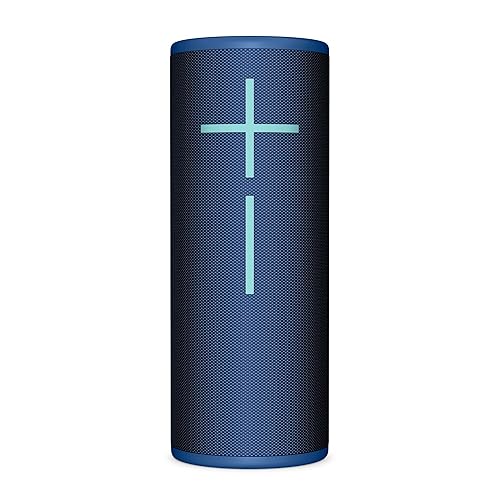 Ultimate Ears MEGABOOM 4 Portable Waterproof Bluetooth Speaker with Powerful 360-Degree Sound and Thundering Bass, Floating Speaker with 20-Hour Battery and 147ft (45m) Range - Blue