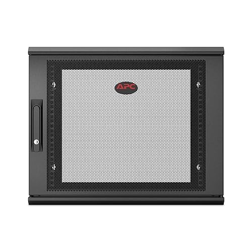 APC/Schneider Electric - AR109SH4 - Netshelter Wx 9u Single Hinged Wall-Mount Enclosure 400mm Deep
