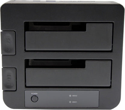 Startech USB 3.0 / eSATA Dual Hard Drive Docking Station with UASP for 2.5/3.5in SATA SSD / HDD - SATA 6 Gbps USB 3.0 Dual Drive Dock
