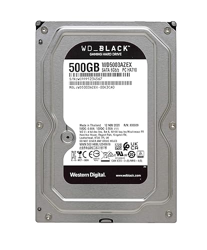 Western Digital 500GB - Caviar Black Hard Drive