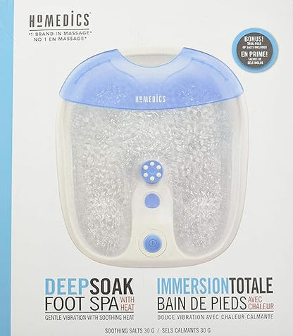 HoMedics Deep Soak Foot Spa with Heat