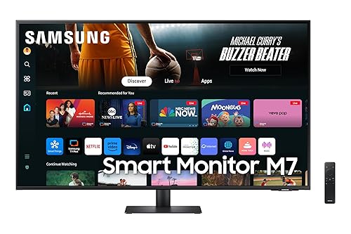 Samsung S43DM702UN 43" Class 4K UHD Smart LCD Monitor - 16:9 - Black - 43" Viewable - Vertical Alignment (VA) - 3840 x 2160 - 1 Billion Colors - 300 Nit - 4 ms - Speakers - HDMI - USB Hub