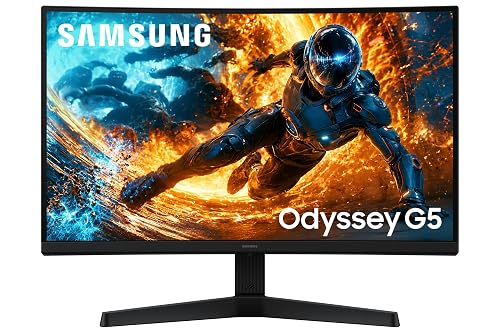 SAMSUNG 34 inch Odyssey G5 QHD VA Gaming Monitor 180Hz 1ms HDR10/HDR10+ Freesync DP - (LS34HG550ENXZA) [Canada Version]