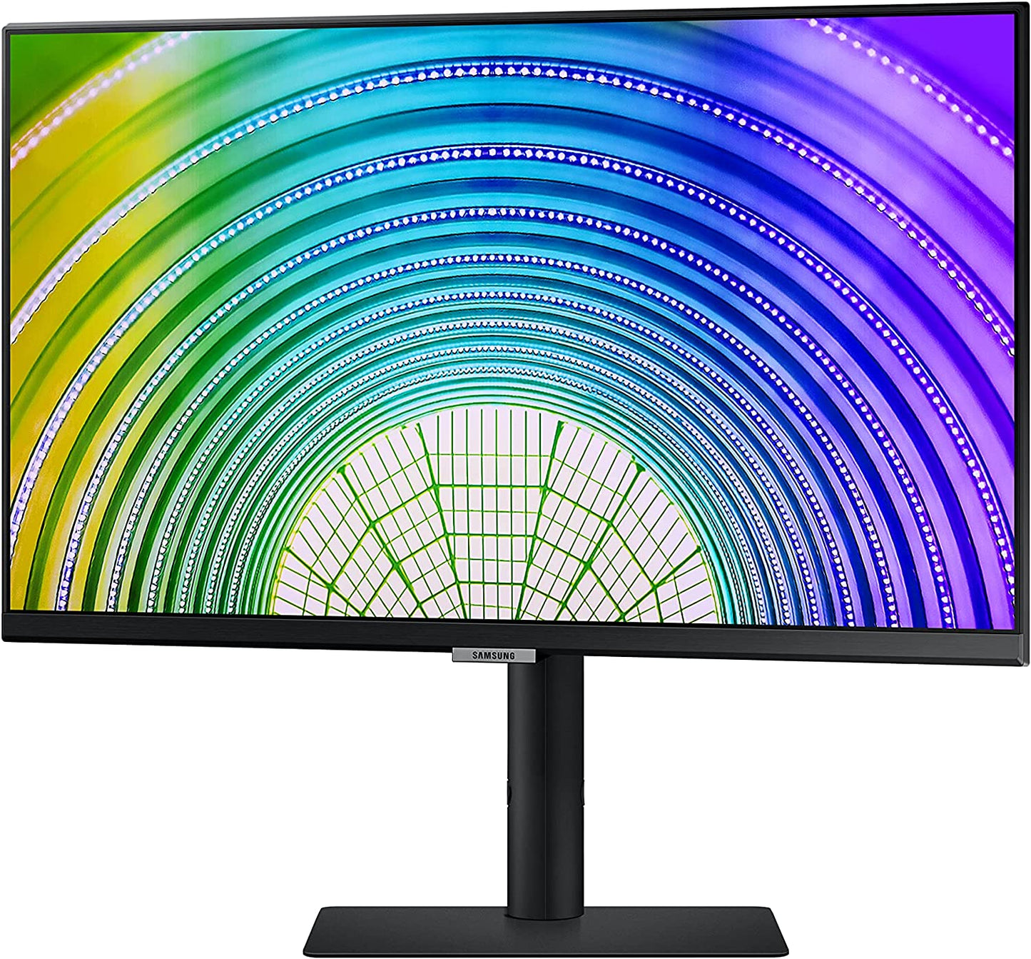 SAMSUNG S60UA Series 27-Inch WQHD (2560x1440) Computer Monitor, 75Hz, IPS Panel, USB-C, HDR10 (1 Billion Colors), Height Adjustable Stand, TUV-Certified Intelligent Eye Care (LS27A600UUNXGO) 27 in QHD HDR10 with USB-C
