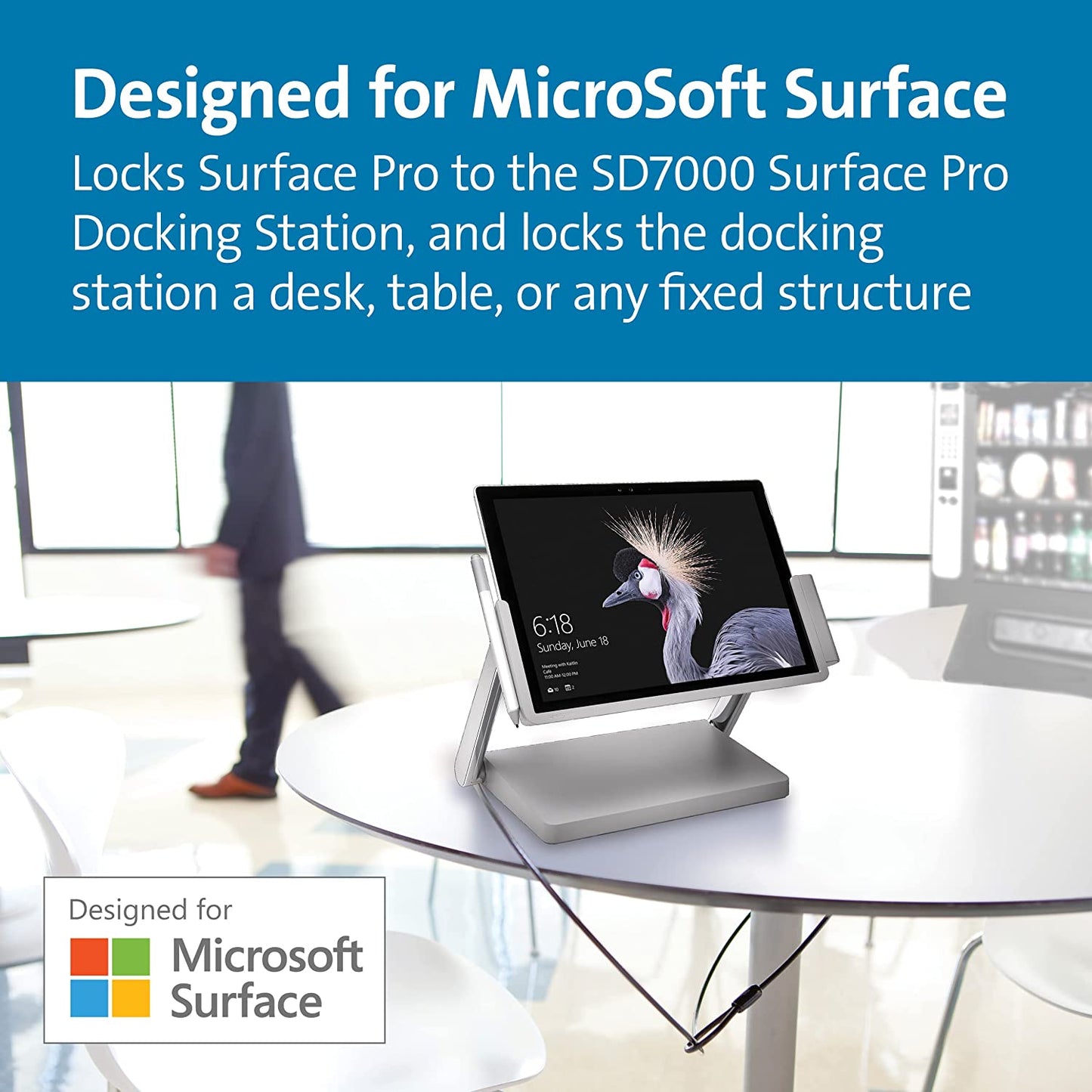 Kensington K62918WW Lock Module for The SD7000 Surface Pro Docking Station SD7000 Dock