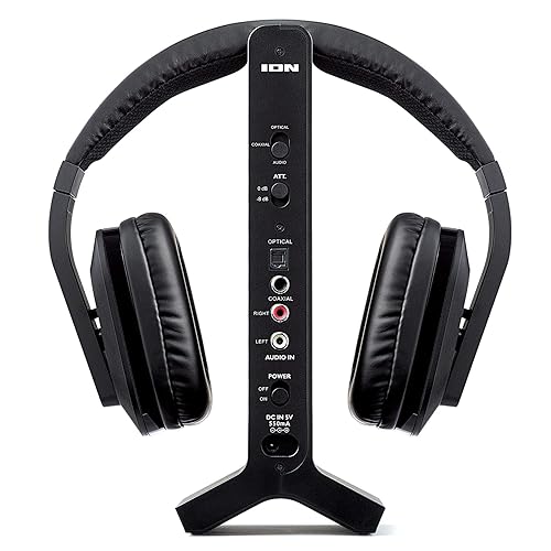 Ion Ihp21 Wireless Noise-canceling Over-ear Headphones - Black
