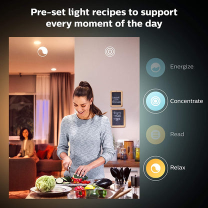 Philips Hue White &amp; Color E12 LED Candle Light Bulb, Bluetooth &amp; Zigbee Compatible (Hue Hub Optional), Works with Alexa &amp; Google Assistant 1 Count (Pack of 1) White and Color Ambiance (16 Million Colors)