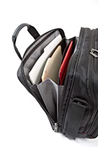 Modrec Gino Ferrari Titanium Gamme «Métis 17 Laptop" Business Bag - Noir