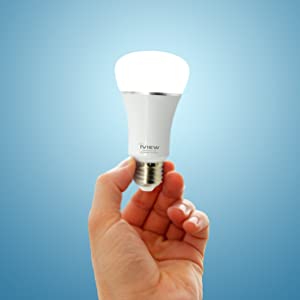IVIEW-ISB610 WiFi Smart LED Light Bulb, Multi-color, Dimmable, No Hub Required, Free APP Remote Control, Compatible with Amazon Alexa &amp; Google Assistant