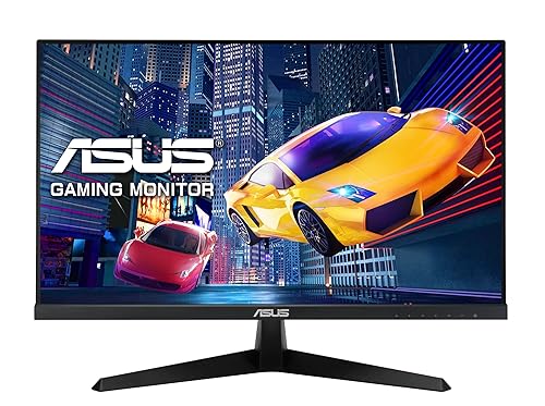 ASUS 24 inch 120Hz Gaming Office Computer Monitor (VY249HGR) - 1080p(Full HD), IPS, 120Hz, 1ms, Adaptive Sync, Eye Care Plus, Blue Light Filter, Flicker Free, SmoothMotion, DisplayWidget, 3yr warranty