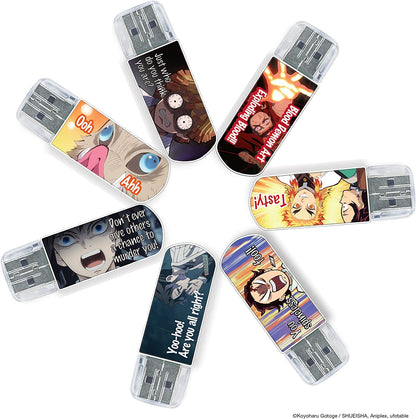 Verbatim Officially Licensed Limited Edition 32GB Demon Slayer: Kimetsu no Yaiba Thumb Drive - Tanjiro Kamado - Anime Design USB 3.0 Flash Drive