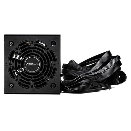 ASRock Challenger 850W Power Supply Auto iCOOL Intelligent Fan Control 120mm Golf Blade 5 Years Warranty CL-850G 80 Plus Gold Certified Non-Modular ATX3.1 PCIe5.1 12V-2x6 Cable Gold Challenger 850W