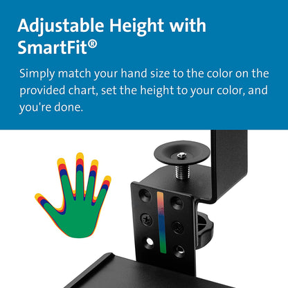 Kensington SmartFit Clamp-On Keyboard Drawer Clamp-On KB Drawer