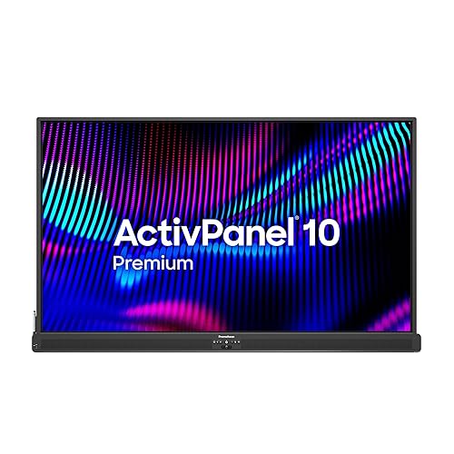 ActivPanel 10 Premium 75 High Specification Digital Whiteboard for Office or Classroom, 4K UHD, OS Flexible Device, Panel Included, 3 Year Onsite Support ActivPanel 75 V10 Premium WS