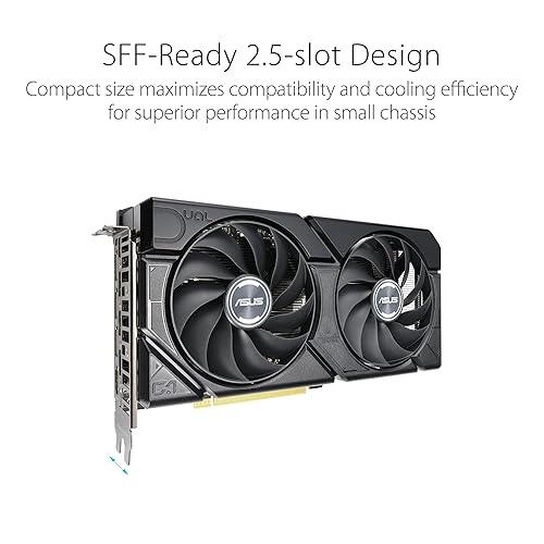 Asus NVIDIA GeForce RTX 4070 Graphic Card - 12 GB GDDR6 - 7680 x 4320 - 2.55 GHz Boost Clock - 192 bit Bus Width - PCI Express 4.0 - DisplayPort - 3 x DisplayPort - HDMI