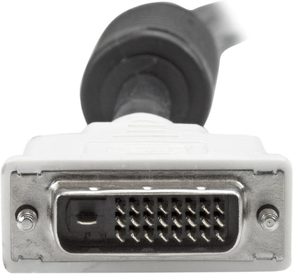 StarTech.com Dual Link DVI Cable - 25 ft - Male to Male - 2560x1600 - DVI-D Cable - Computer Monitor Cable - DVI Cord - Video Cable (DVIDDMM25)