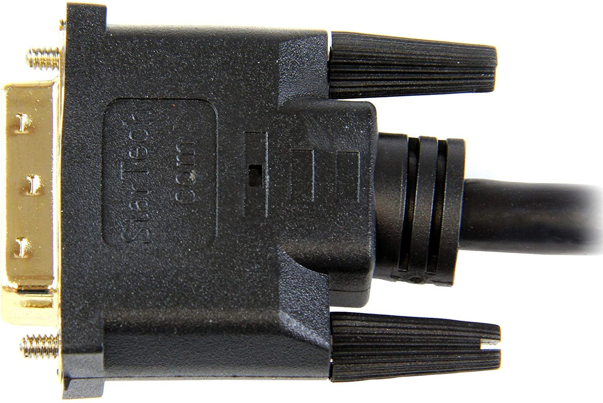 StarTech.com 10ft HDMI to DVI D Adapter Cable - Bi-Directional - HDMI to DVI / DVI to HDMI Adapter for Your Computer Monitor (HDMIDVIMM10) 10 ft / 3m Standard Packaging