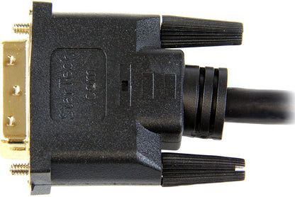 StarTech.com 10ft HDMI to DVI D Adapter Cable - Bi-Directional - HDMI to DVI / DVI to HDMI Adapter for Your Computer Monitor (HDMIDVIMM10) 10 ft / 3m Standard Packaging