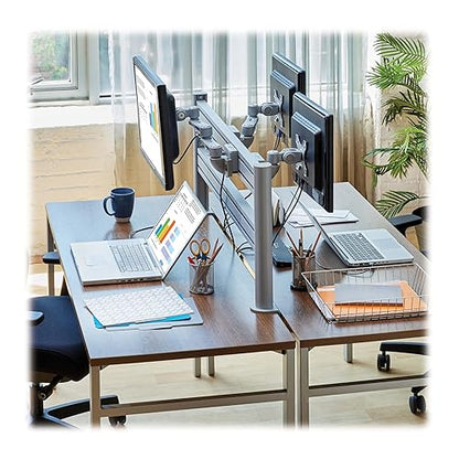 Eaton Tripp Lite Monitor Mount 5.5" Extension Arm for DMSWKITTAA Slat Wall Mount System, Full Swivel + Rotation, VESA Compliant for 13" to 32" Displays, TAA Compliant, 5-Year Warranty (DMSW1332STAA) 5.5" Monitor Arm Mount