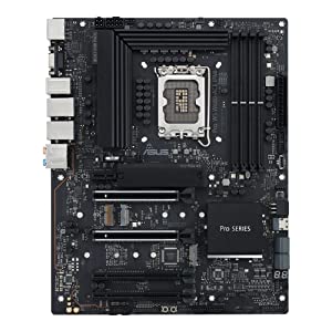 ASUS Pro WS W680-ACE IPMI Intel LGA1700 ATX workstation motherboard,2x PCIe 5.0x16 slot,DDR5,ECC memory,2x2.5 Gb Lan,3xM.2 slots,SlimSAS,BMC header,THUNDERBOLT4 Header,IPMI Expansion card bundled,ACCE