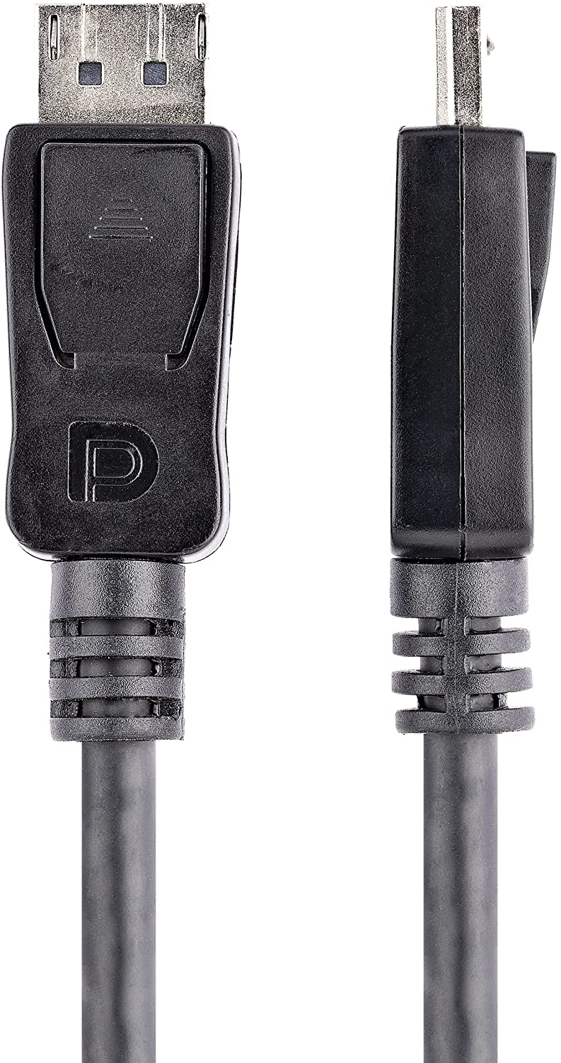 Startech 6ft (2m) DisplayPort 1.2 Cable 10 Pack, 4K Ultra HD VESA Certified DisplayPort Cable, HBR2, DP to DP Cable for Monitor, Latching DP Connectors - DP 1.2 Cable Male/Male (DISPLPORT6L10PK)