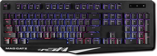 Mad Catz The Authentic S.T.R.I.K.E. 2 Membrane Gaming Keyboard - Black
