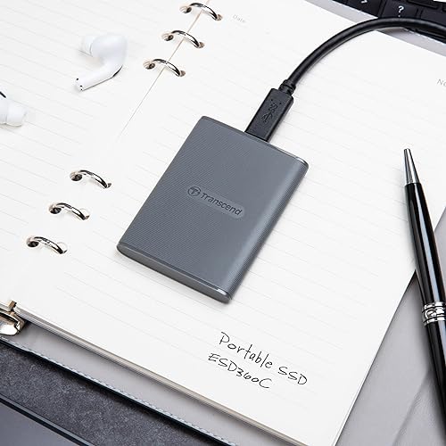 Transcend 1TB External, Portable, Military Drop Test Certified SSD ESD360C USB 20Gbps Type C TS1TESD360C