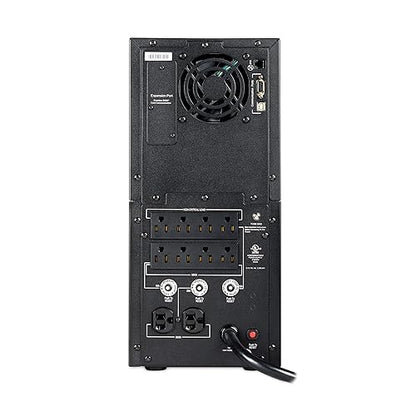 CyberPower PR3000LCD Smart App Sinewave UPS System, 3000VA/2700W, 10 Outlets, AVR, Tower 3000VA UPS System