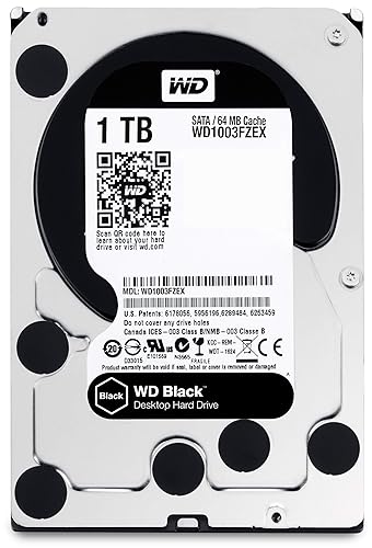 Western Digital WD1003FZEX 1TB 3.5? Internal Hard Drive, Black