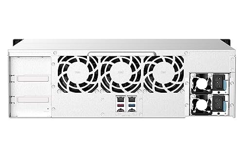 QNAP TS-1673AU-RP-16G-US 16 Bay High-Performance Rackmount NAS with 2 x 2.5GbE Ports, Redundant PSU