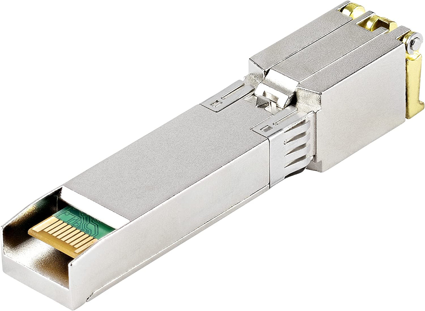 StarTech.com MSA Uncoded Compatible SFP+ Module - 10GBASE-T - SFP to RJ45 Cat6/Cat5e - 10GE Gigabit Ethernet SFP+ - RJ-45 30m -(SFP10GBTST) 10GBase-T Single