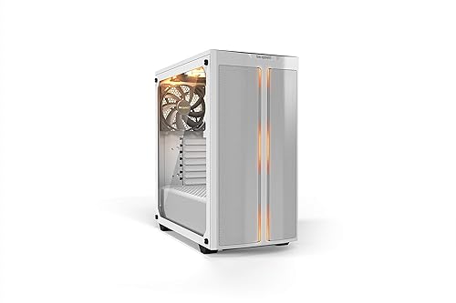 be quiet! Pure Base 500DX ATX Midi Tower PC case | ARGB | 3 Pre-Installed Pure Wings 2 Fans | Tempered Glass Window | White | BGW38 BGW38 Case