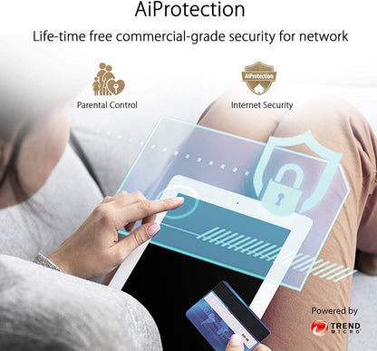 ASUS ZenWiFi AX Mini,Mesh WiFi 6 System (AX1800 XD4 3PK)-Whole Home Coverage up to 4800 sq.ft &amp; 5+ Rooms, AiMesh, White