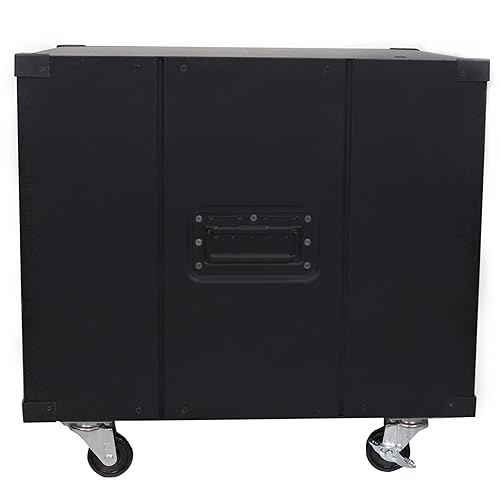 StarTech.com 9U Open Frame Rack with Wheels - 4 Post 23 Deep Portable Open Frame Cabinet for 19 Network, Data & Server Equipment - 220 lbs capacity (RK960CP) 22.10 (561.34 mm) x 20.30 (515.62 mm) x 23.60 (599.44 mm) Portable | Handles